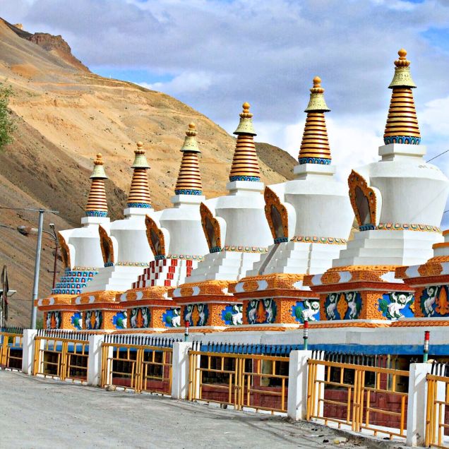 Buddhist Stupa, Kaza Monastery