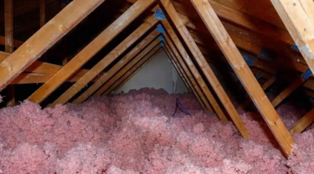 Blown-in insulation installers